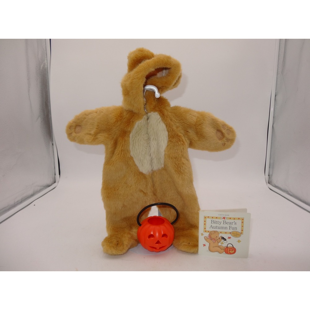 American Girl Pleasant Co. Bitty Baby Bear Halloween Costume With Pumpkin 1996